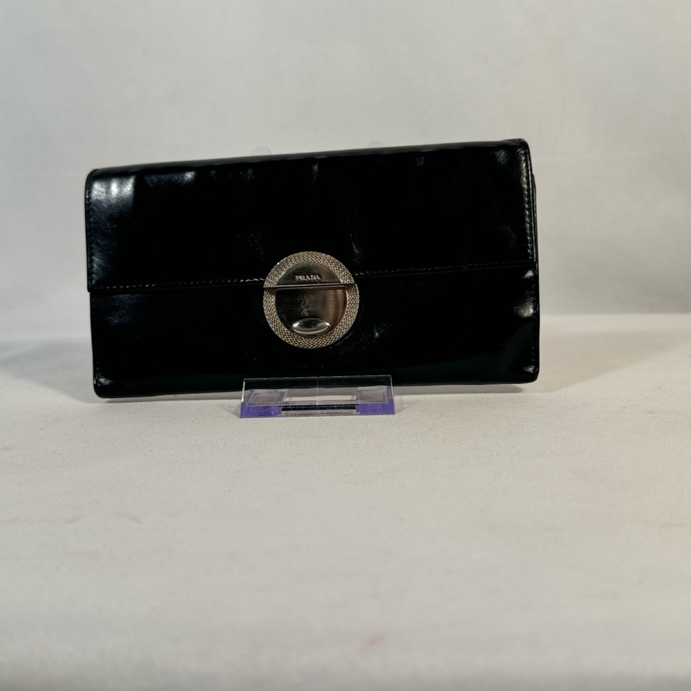 PRADA  black patent leather‎ buttery soft Great used condition - Picture 10 of 10